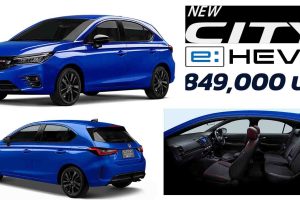 Honda City HATCHBACK e:HEV ไฮบริด ราคา 849,000 บาท ตารางผ่อนดาวน์ 2021-2022