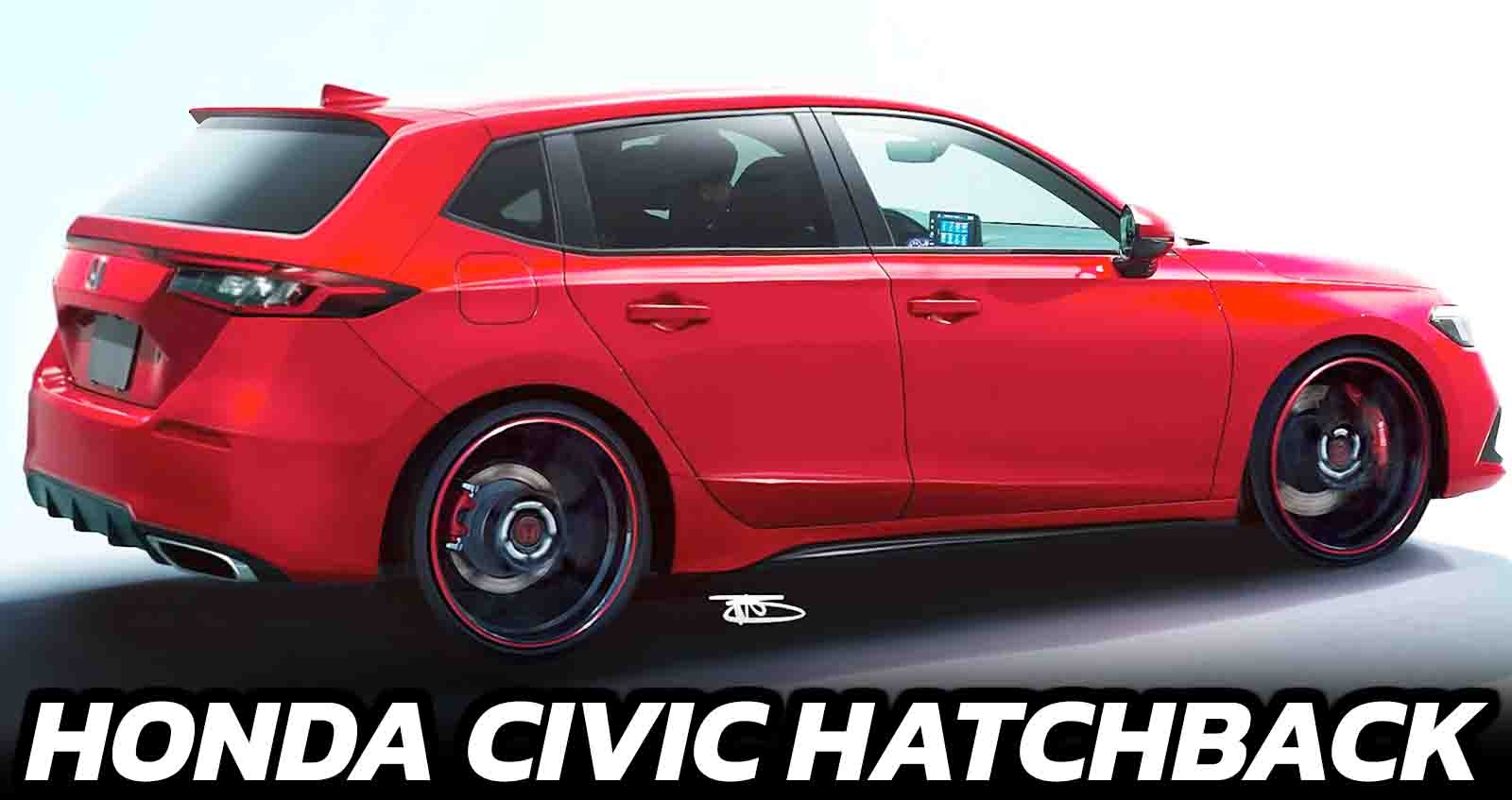 HONDA Civic Hatchback ใหม่ ภาพเรนเดอร์