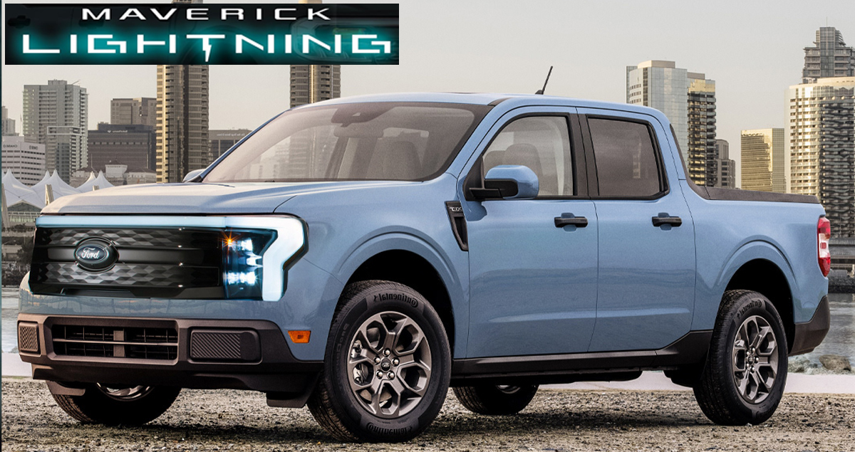 Ford Maverick Lightning กระบะไฟฟ้าน้องเล็ก เตรียมผลิตในอนาคต