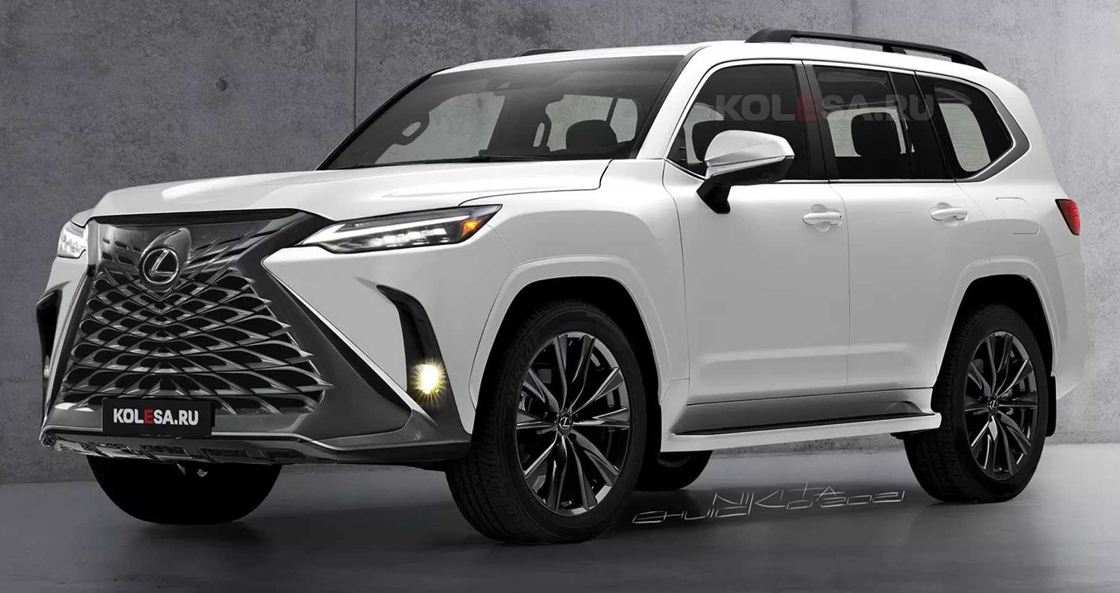 Lexus LX 750h SUV ตัวแรง  480 แรงม้า ก่อนเปิดตัว : RENDER