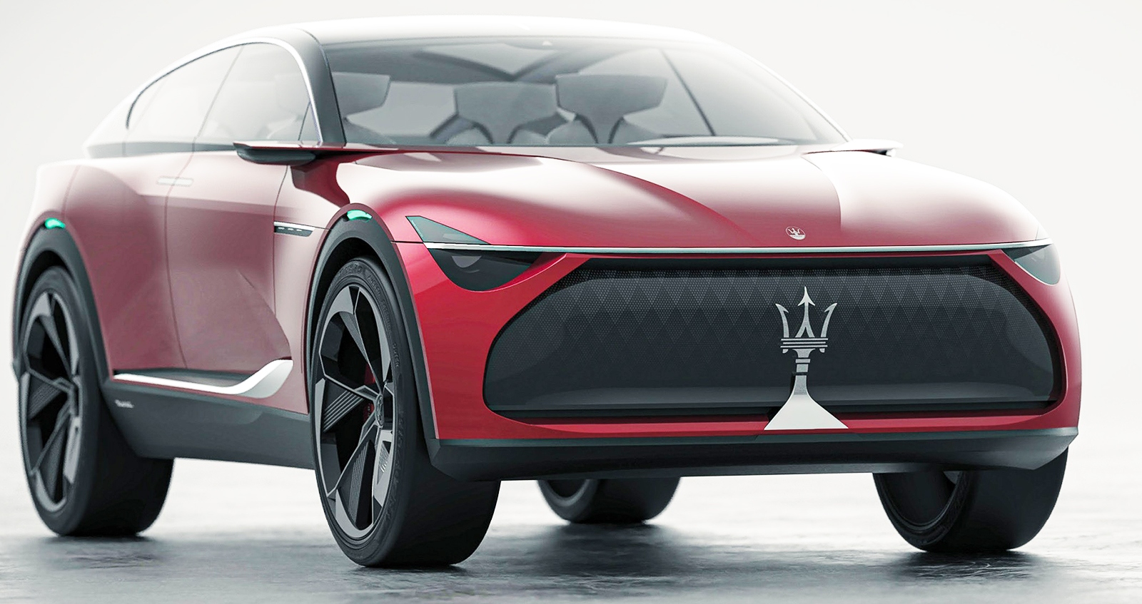 Maserati EV Crossover ไฟฟ้าในอนาคต ภาพจากฝัน