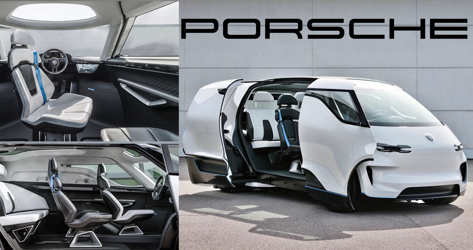 Porsche Vision Renndienst แวนไฟฟ้า แห่งอนาคต พร้อมการออกแบบสุดล้ำสมัย