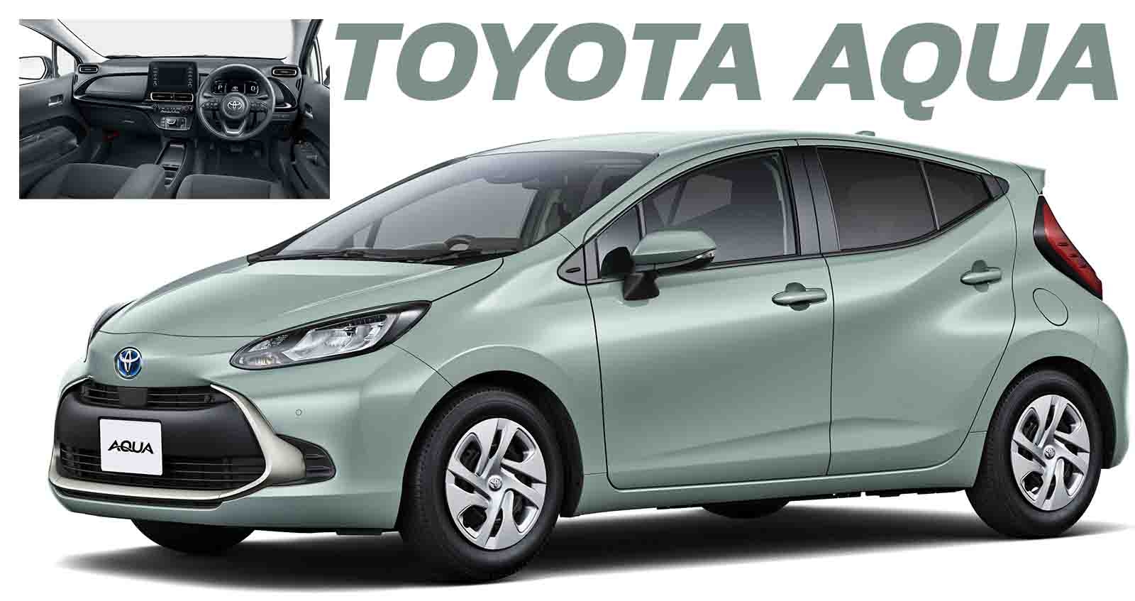 เปิดตัว TOYOTA Aqua ราคา 591,000 บาท ในญี่ปุ่น เบนซิน + ไฮบริด 1.5 ลิตร