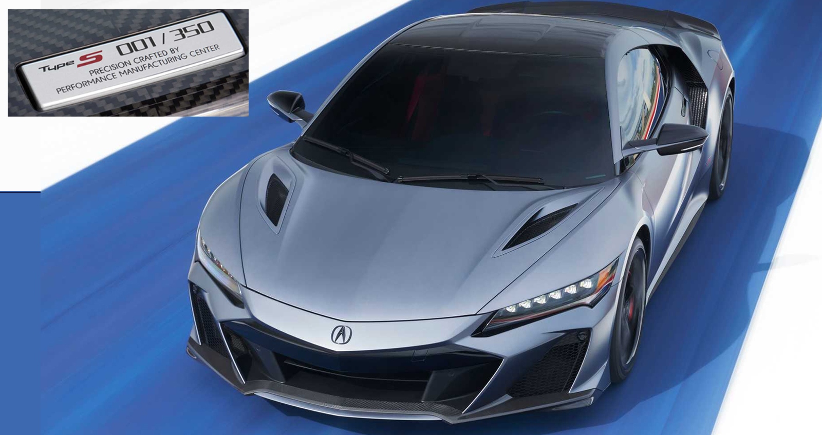 เปิดประมูล Acura NSX Type S คันแรก 001 ในราคา 36.6 ล้านบาท