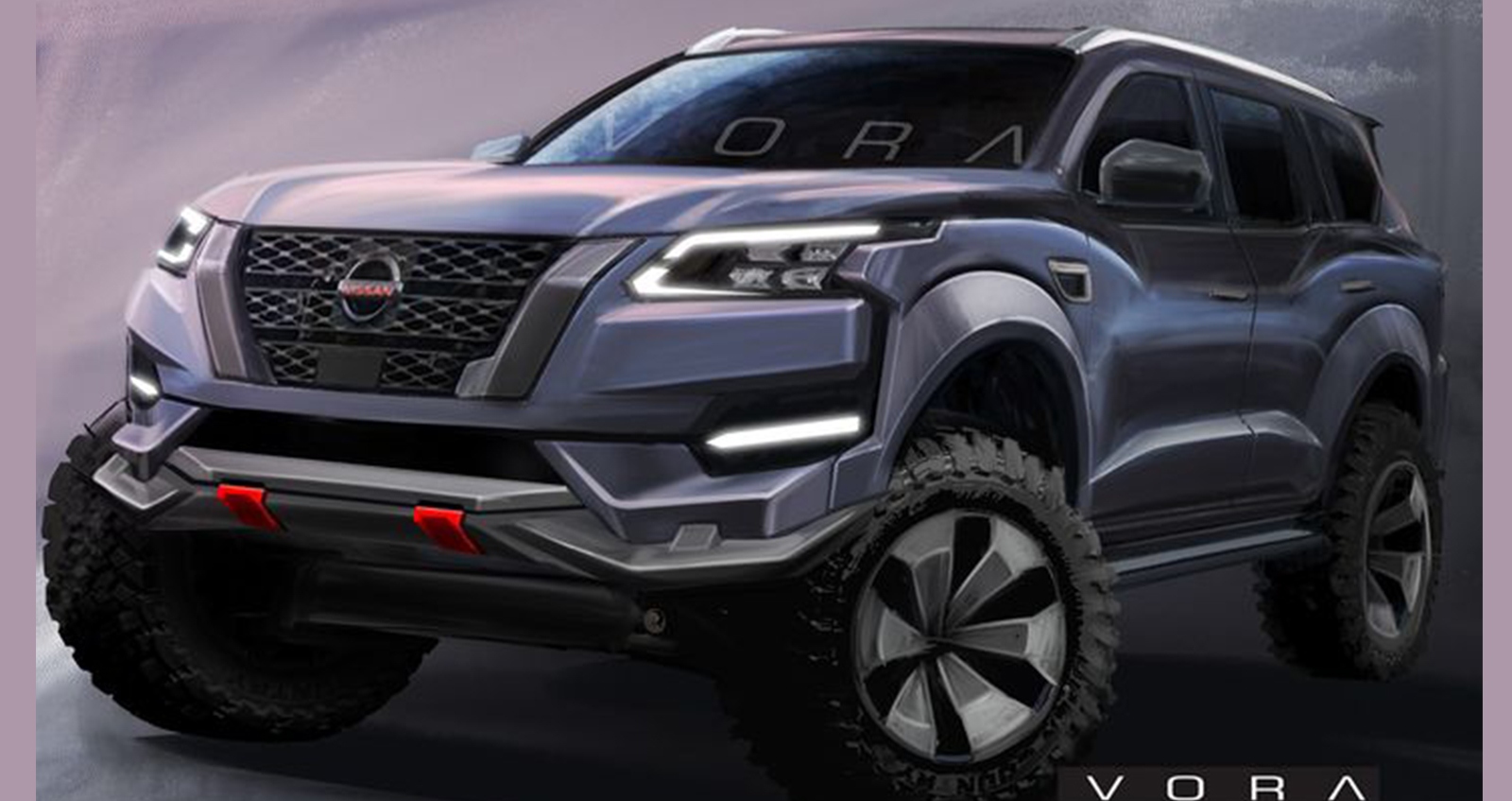 Nissan Terra Pro4X concept แต่งออฟโรต ภาพโดย VORA
