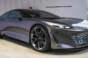 ภาพคันจริง Audi Grandsphere EV ไฟฟ้าต้นแบบ 710 กม./ชาร์จ