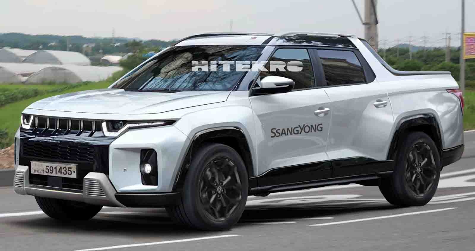 SsangYong J100 กระบะไฟฟ้า ในจินตนาการ