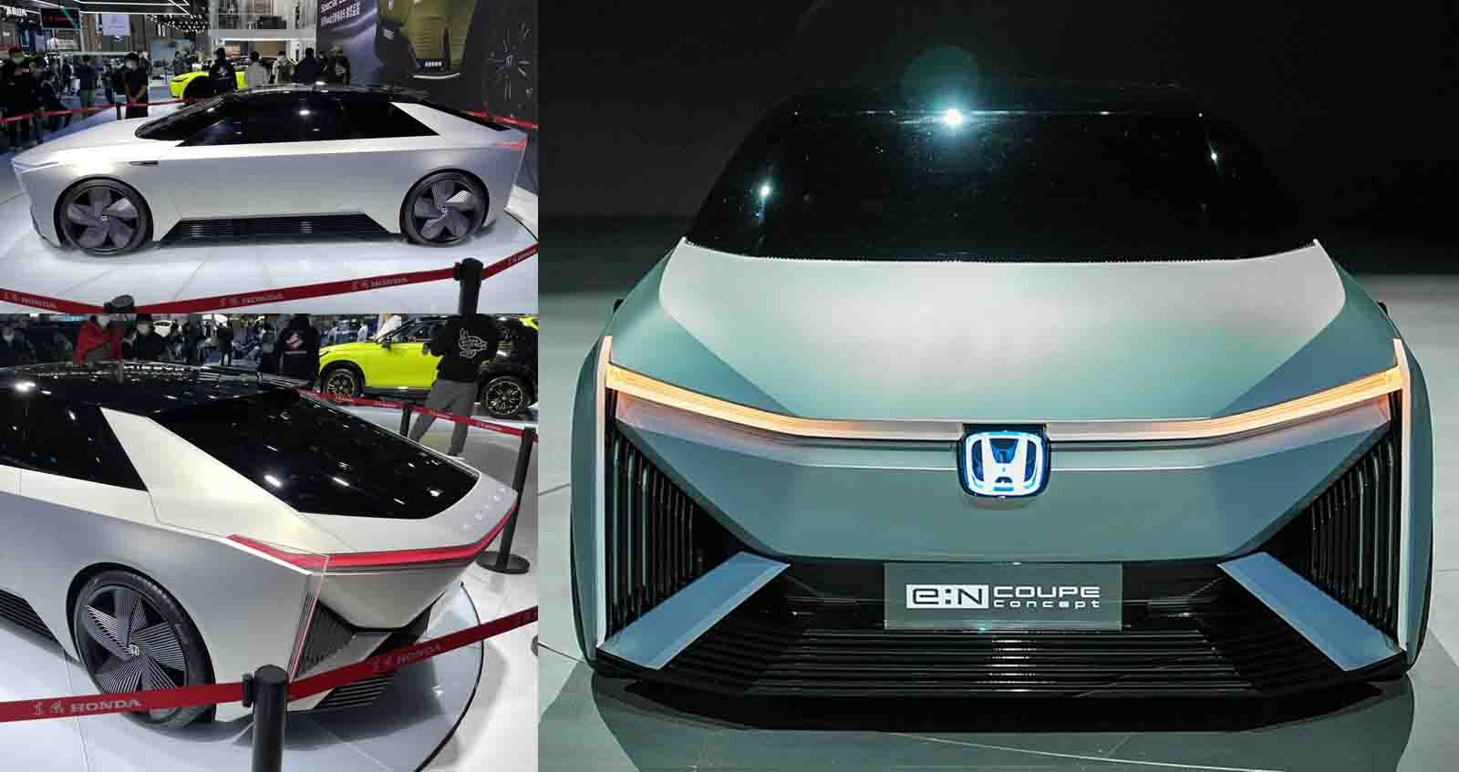 รวมภาพ Honda e:N COUPE EV คูเป้สองประตู เตรียมผลิตขายจริงในอนาคต
