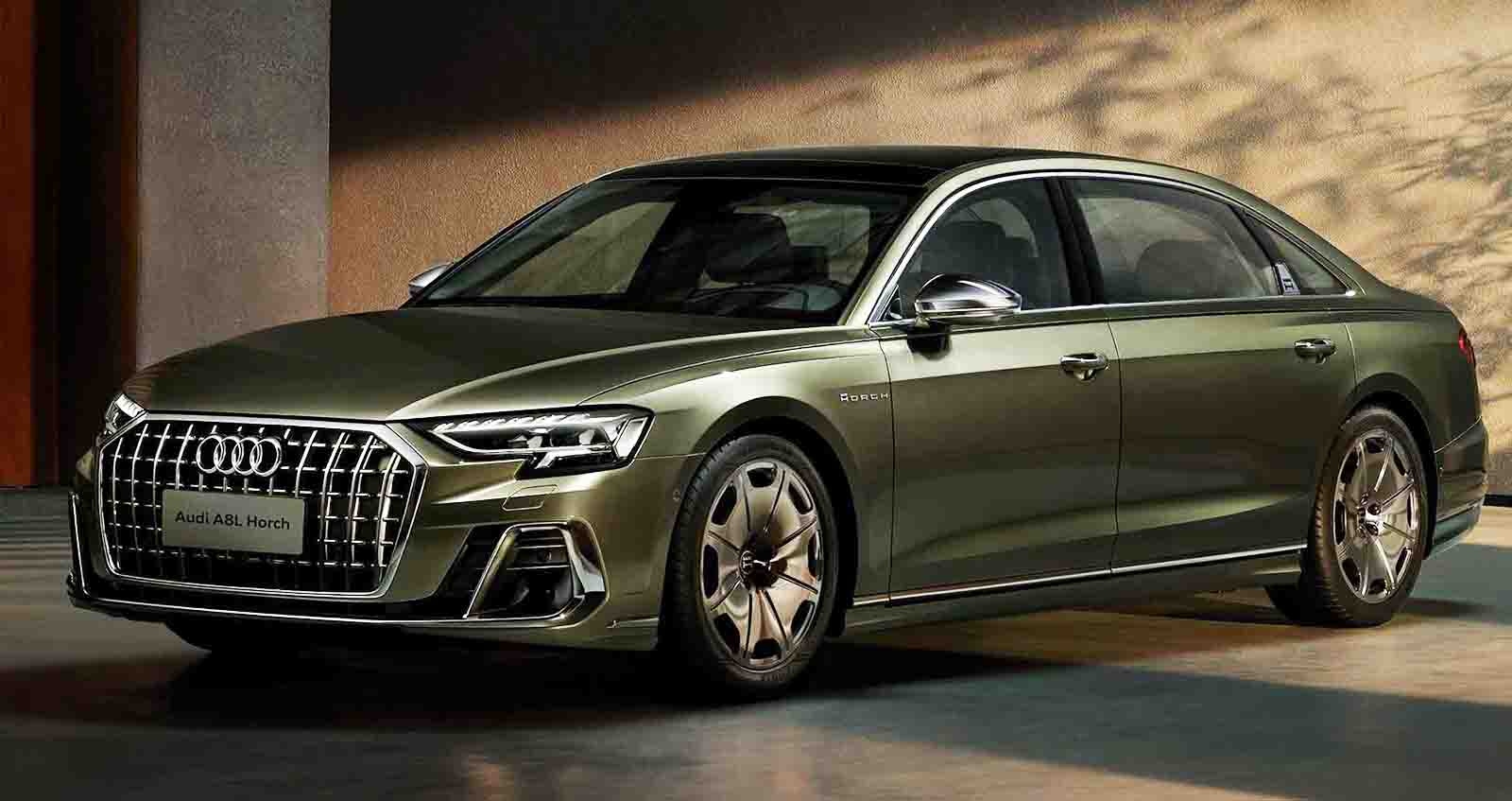 เผยภาพ Audi A8 L Horch ก่อนเปิดตัว