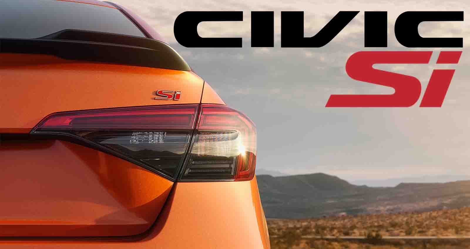 ปล่อยภาพแรก HONDA Civic Si เจน 11 ก่อนเปิดตัว