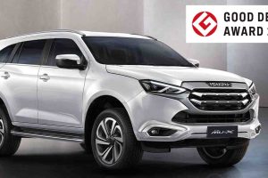 ISUZU MU-X ได้รางวัลออกแบบดีเด่น G Mark ในญี่ปุ่น