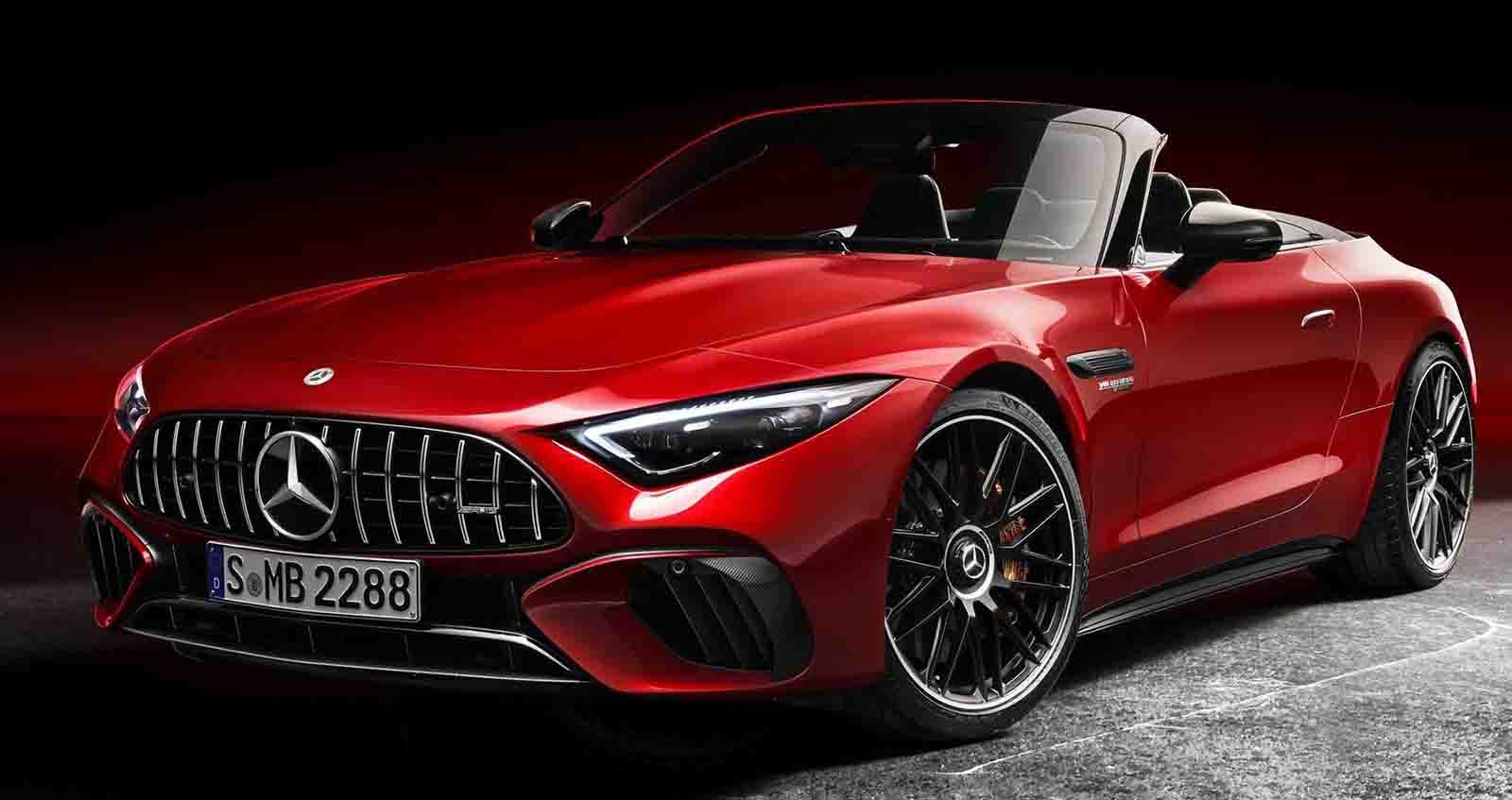 เปิดตัว Mercedes-AMG SL 2022 AWD V8 หลังคาผ้า