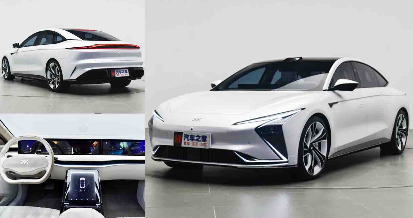 Zhiji L7 EV เวอร์ชันการผลิต ก่อนเปิดตัวในจีน 16 พฤศจิกายน 2021