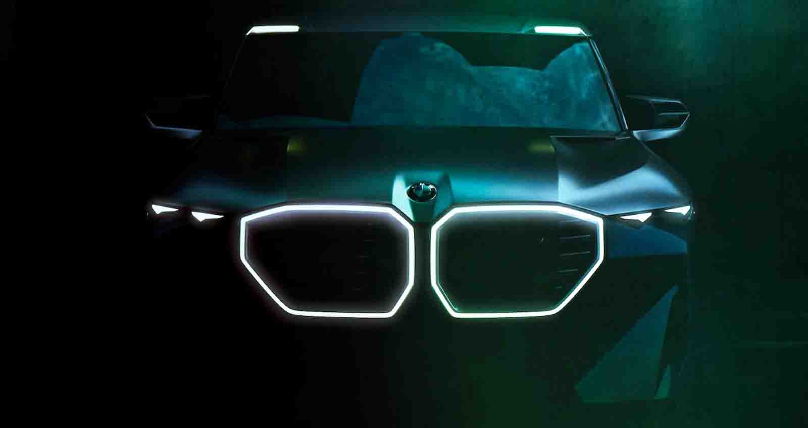 ปล่อยทีเซอร์ BMW Concept XM กระจังหน้าใหม่