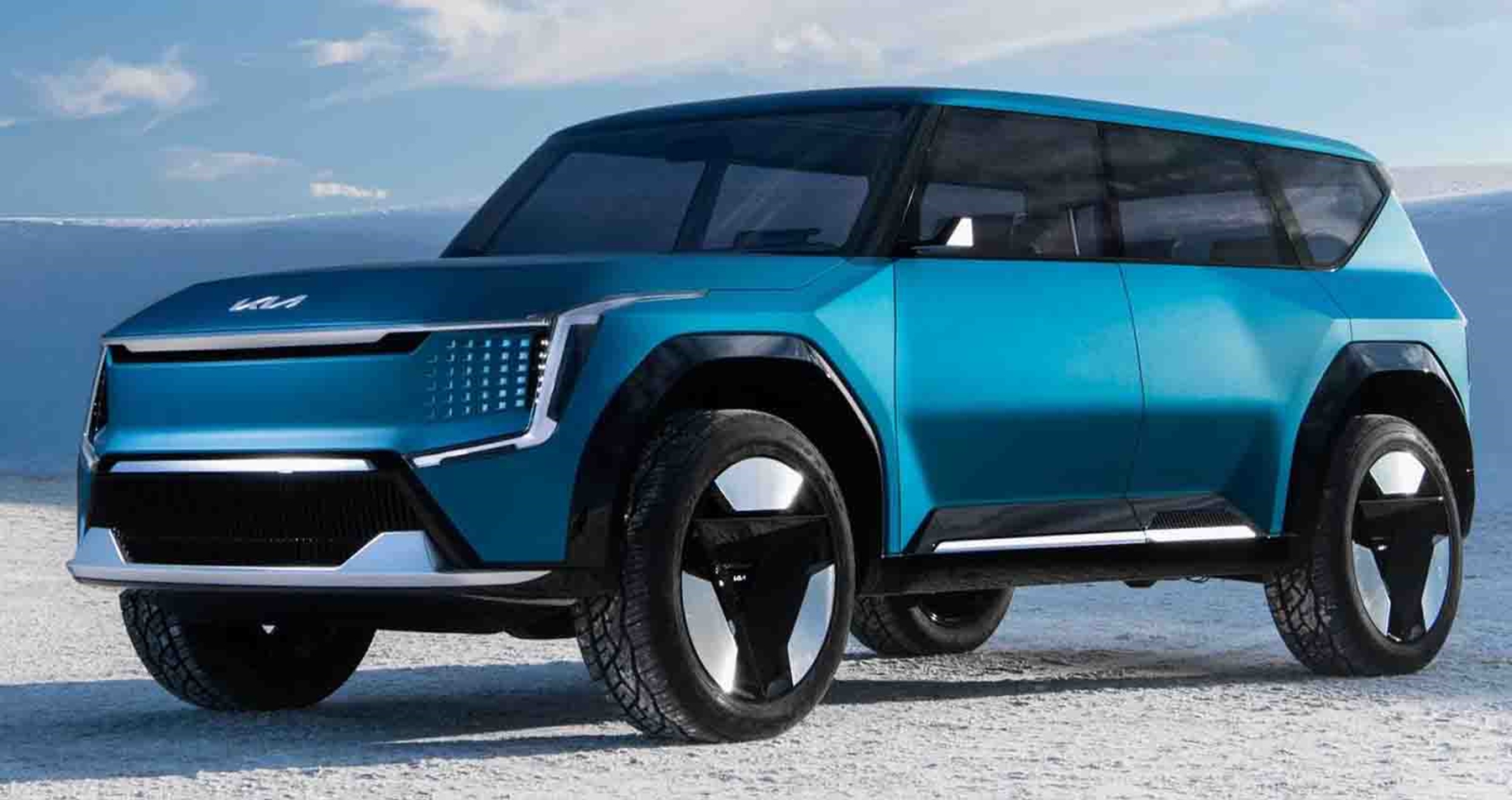 KIA EV9 เรือธง SUV ไฟฟ้า 3 แถว เปิดตัวในปี 2024