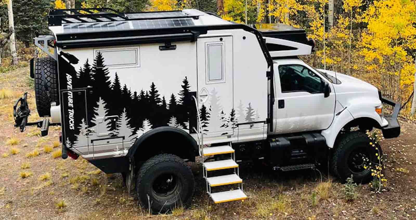 Adventure Truck กระบะรถบ้าน บนตัวถัง FORD F-750 เอาใจสายแคมป์ลุย