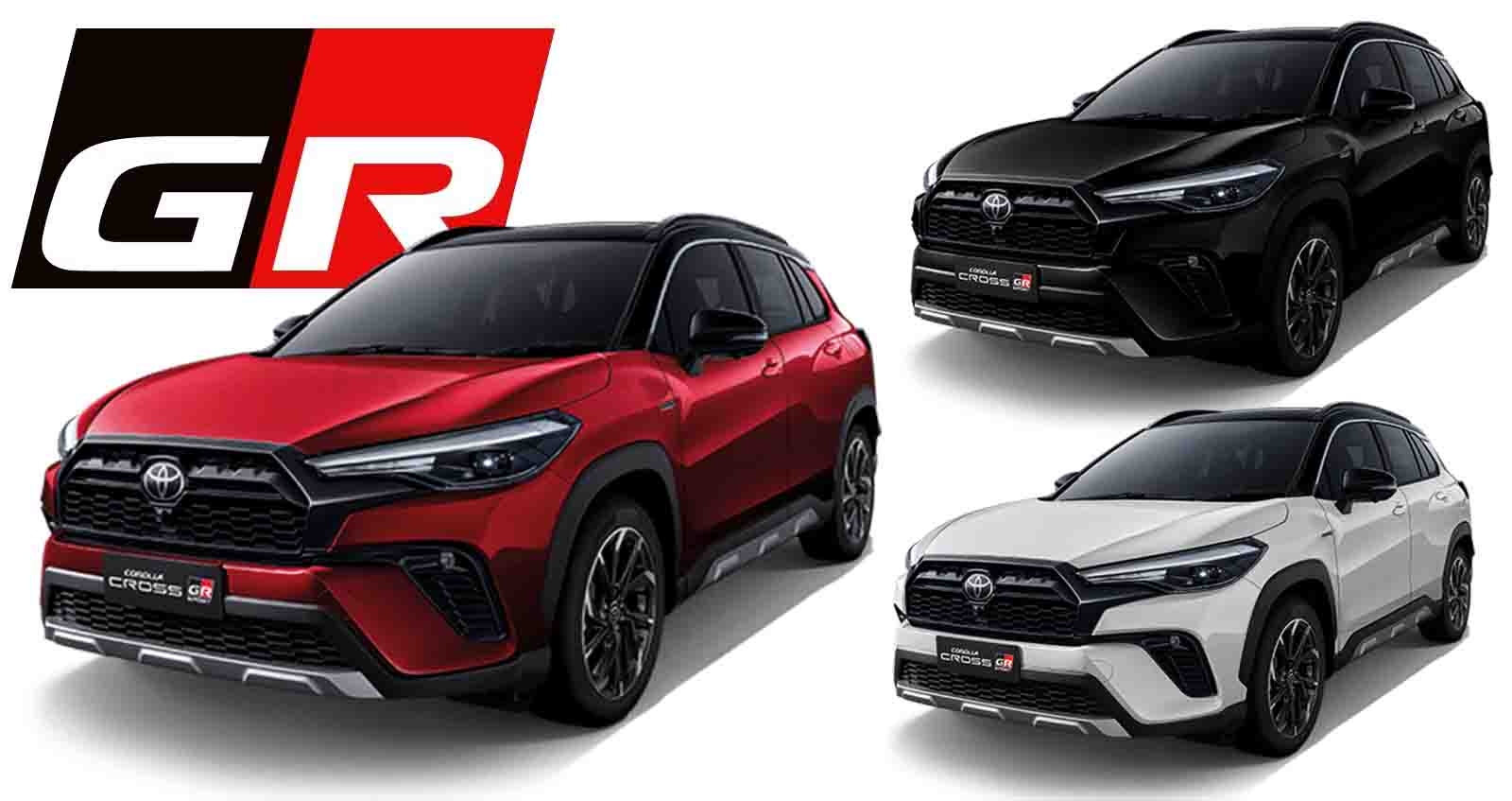 TOYOTA COROLLA CROSS GR SPORT ราคาตารางผ่อนดาวน์ ใหม่ 2022-2023