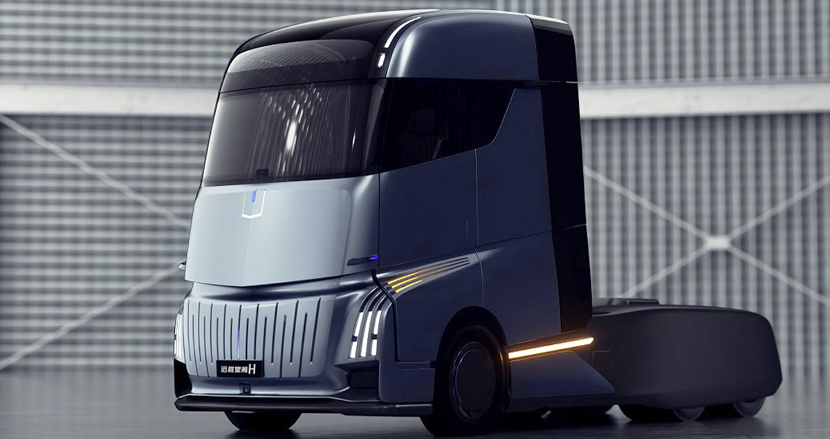 Geely Homtruck รถบรรทุกไฟฟ้า สลับแบตเตอรี่ได้ ก่อนเปิดขายจีน 2024