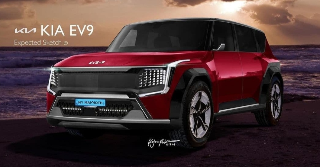 Kia EV9 Concept SUV ไฟฟ้าคันโต ภาพเรนเดอร์ใกล้เคียงที่สุด