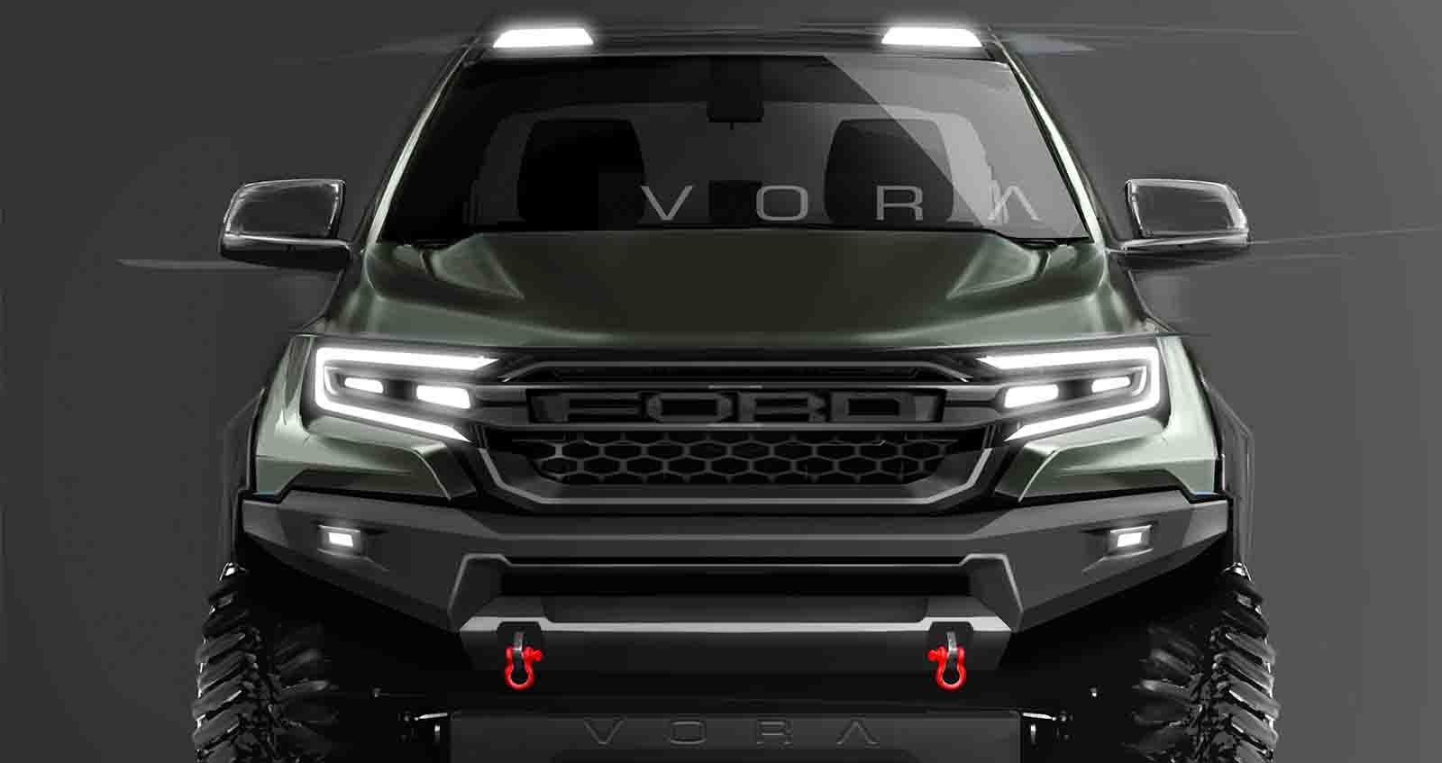 FORD RANGER RAPTOR 2022 concept ภาพจากจินตนาการ