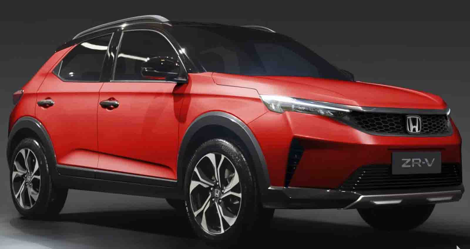 HONDA ZR-V RS SUV ภาพตัดต่อจากรถต้นแบบ