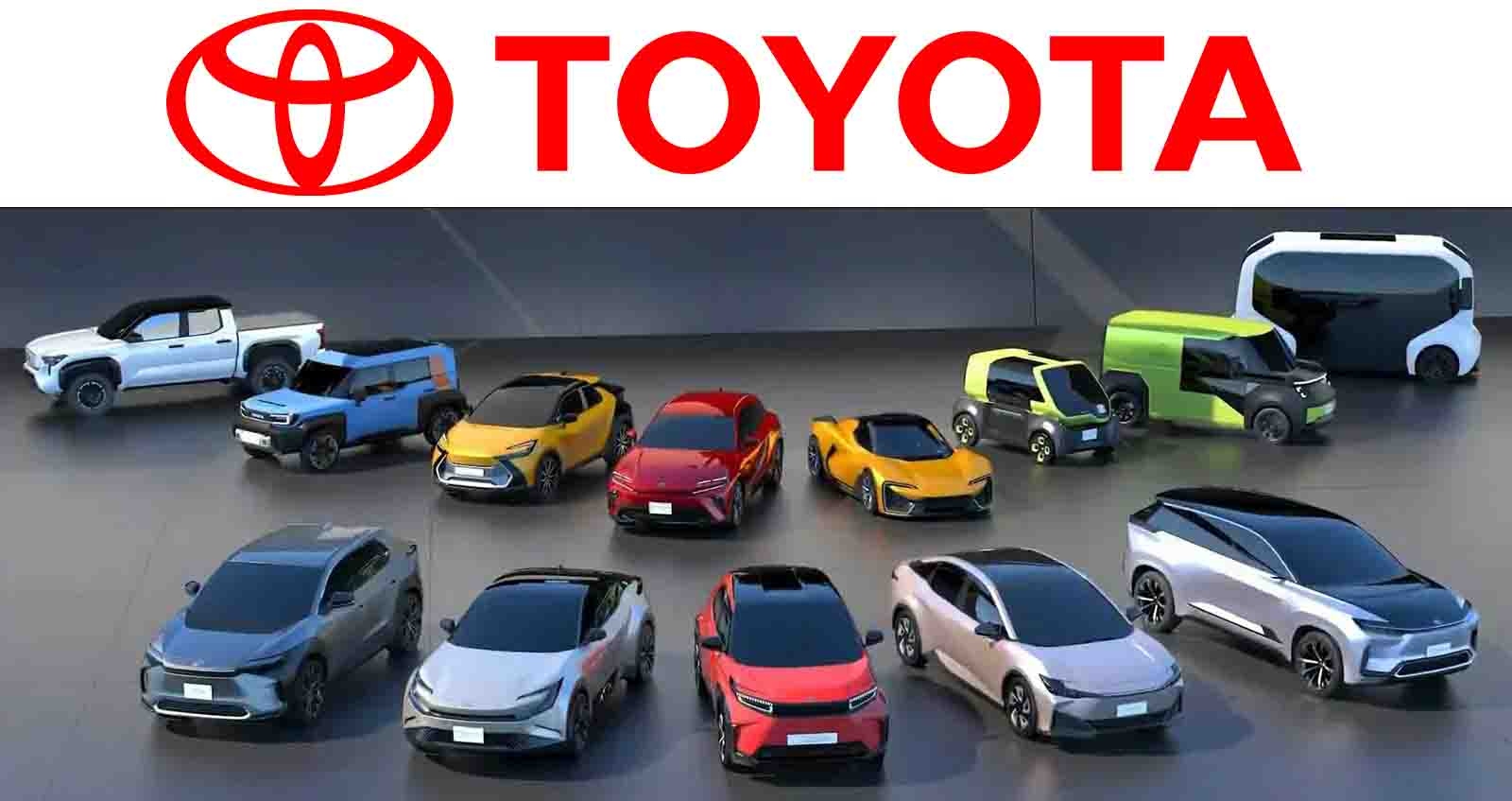 TOYOTA และ Lexus เปิดตัว รถยนต์ไฟฟ้าต้นแบบ  16 รุ่นย่อย ครอบคลุมกระบะ ครอสโอเวอร์ MPV สปอร์ต SUV