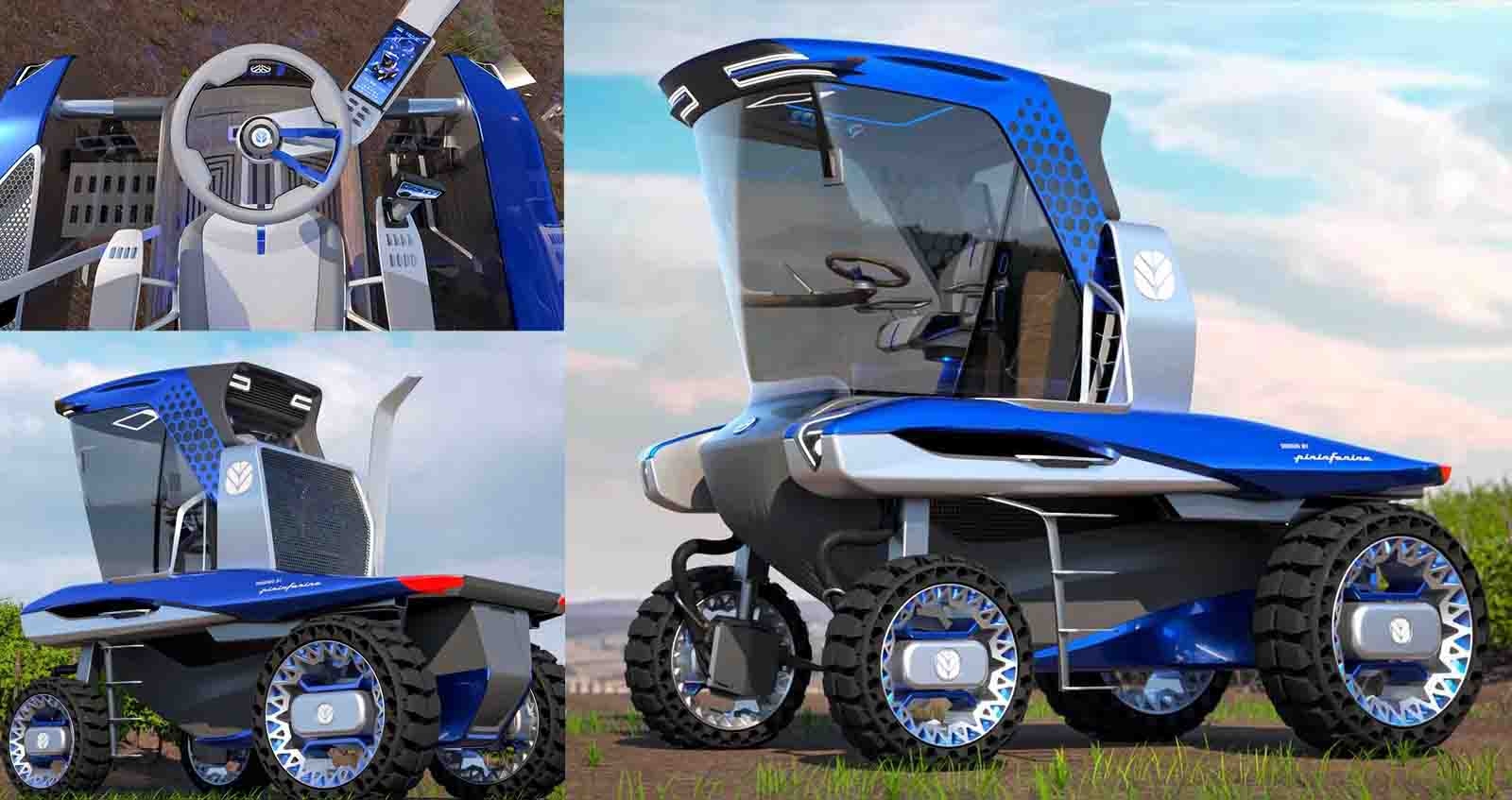 New Holland Straddle แทรกเตอร์ออกแบบโดย Pininfarina