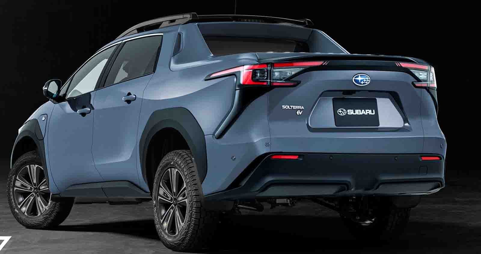 Subaru Solterra pickup 2024 กระบะไฟฟ้า จากจินตนาการ