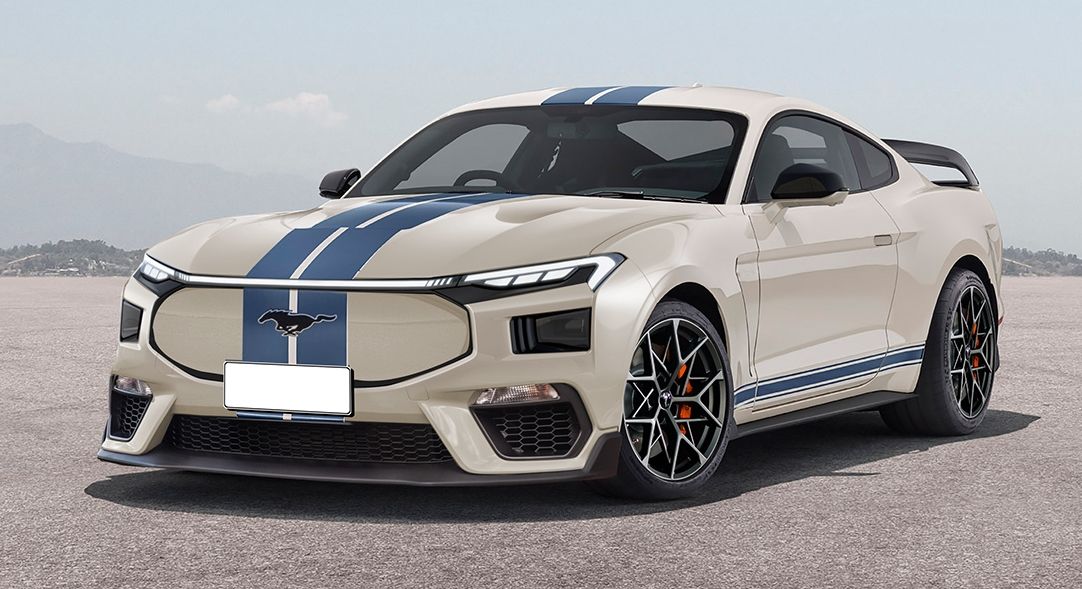 Ford Mustang EV ภาพเรนเดอร์ โดย KDesign AG รถใหม่วันนี้ CAR250
