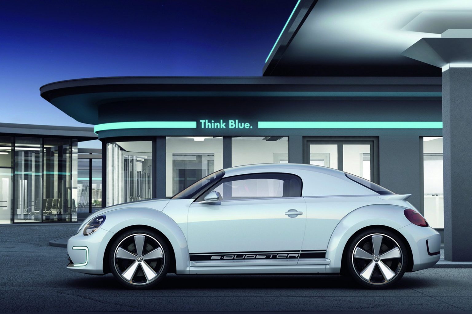 Volkswagen iBeetle 2024 EV เวอร์ชั่น 4 ประตู ภาพเรนเดอร์ รถเต่าไฟฟ้า จะ