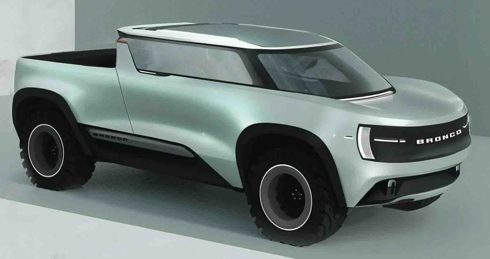 FORD BRONCO CYBERTRUCK ภาพจากจิตนาการ Haoyue Jia