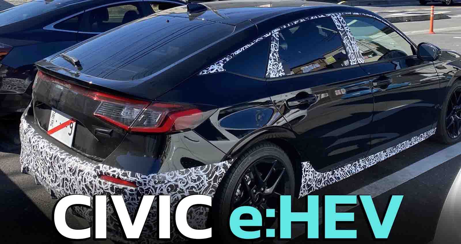 ทดสอบวิ่ง HONDA CIVIC e:HEV ไฮบริดใหม่ บนตัวถัง Hatchback ก่อนขายญี่ปุ่น