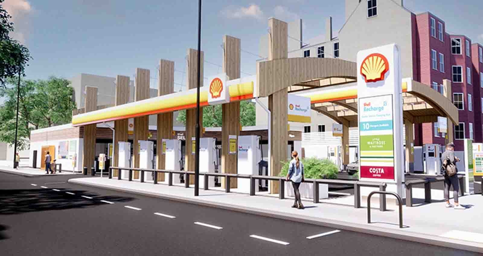 SHELL จะเปลี่ยนสถานีน้ำมัน เป็นสถานีชาร์จไฟฟ้า โดยสมบูรณ์