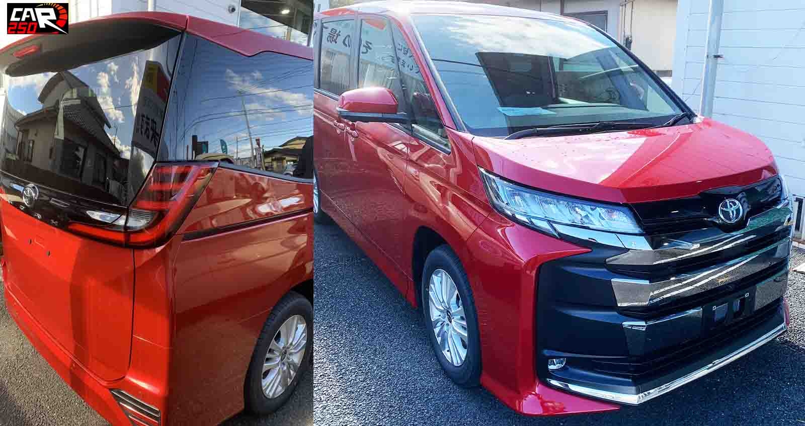 ภาพมาเต็ม เหลือแค่เปิดตัว Toyota Voxy และ Noah MPV ในญี่ปุ่น