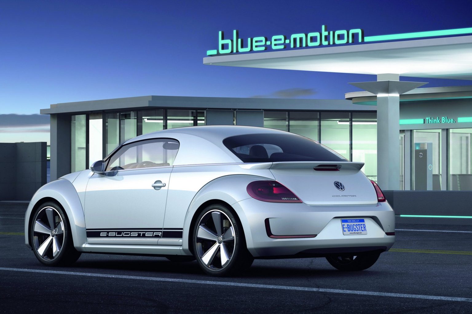Volkswagen iBeetle 2024 EV เวอร์ชั่น 4 ประตู ภาพเรนเดอร์ รถเต่าไฟฟ้า จะ