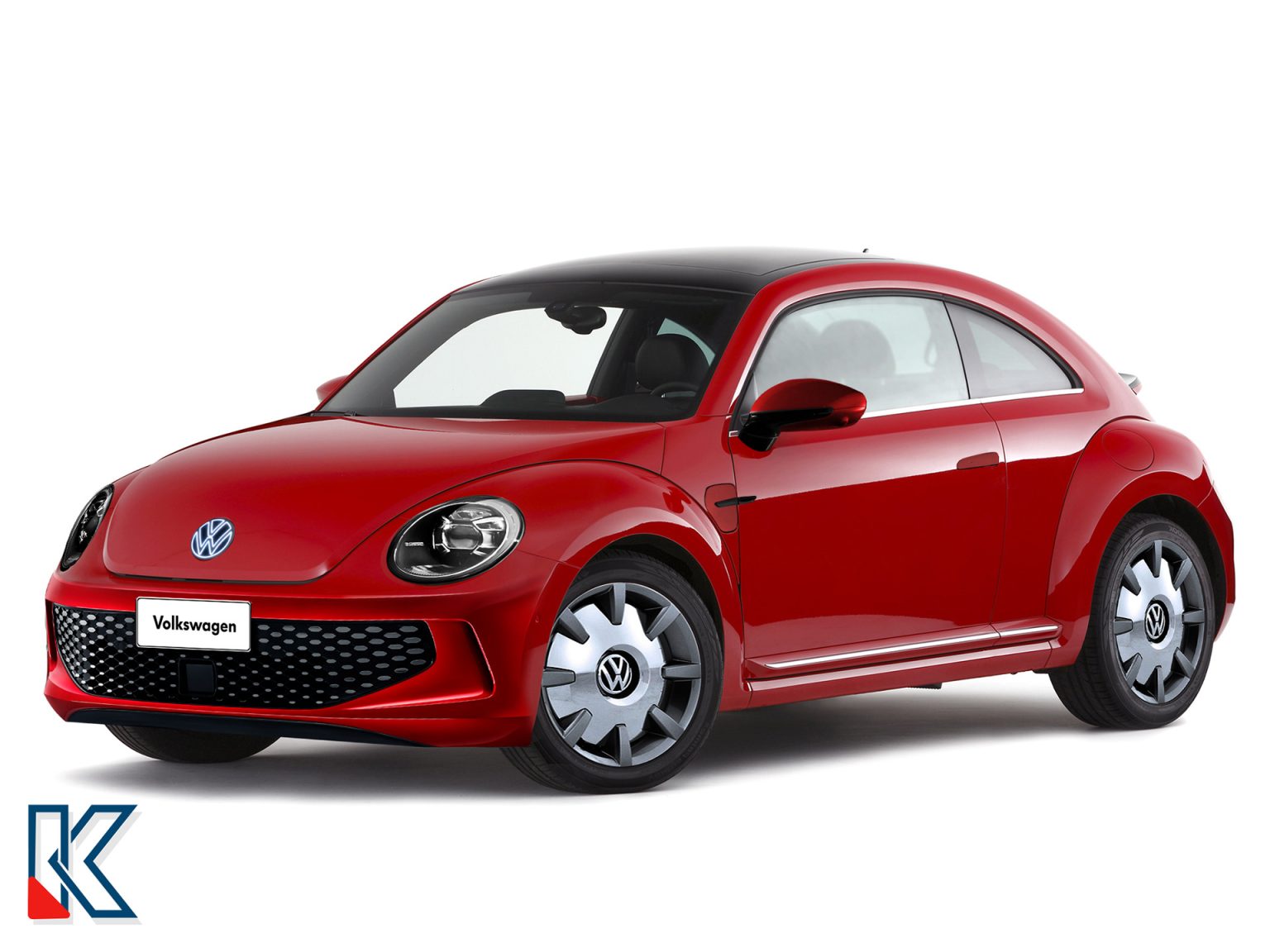 Volkswagen iBeetle 2025 EV เวอร์ชั่น 4 ประตู ภาพเรนเดอร์ รถเต่าไฟฟ้า จะ