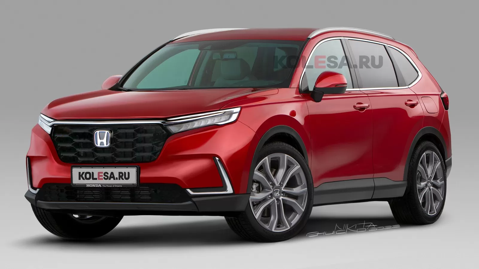 All New Honda Cr V 23 เจนใหม ภาพเรนเดอร อ งจากส ทธ บ ตร Car250