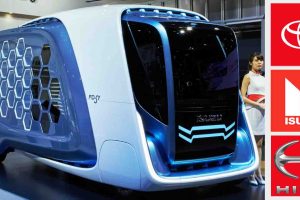 ISUZU และ Hino TOYOTA ร่วมกันสร้าง รถบัสไฟฟ้า ภายในปี 2024
