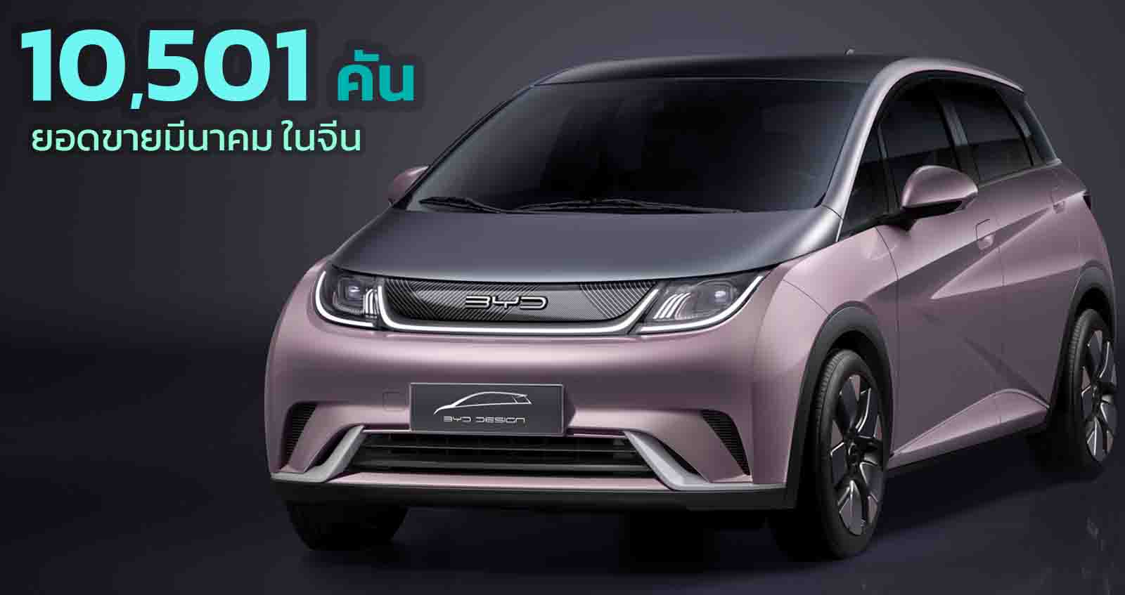 มีนาคมขายได้ 10,501 คัน BYD Dolphin EV ในจีน