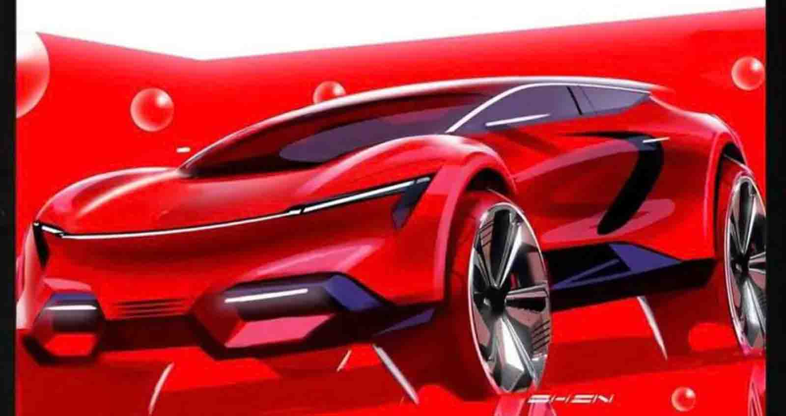 GM Design ปล่อยภาพ Corvette SUV ไฟฟ้า ในจินตนาการ
