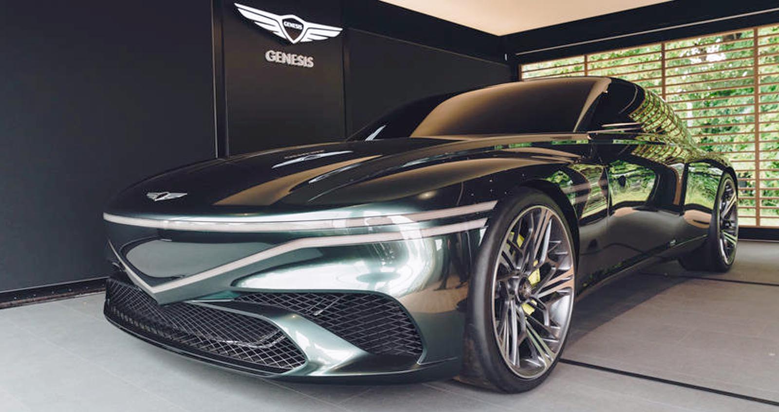 ภาพคันจริง Genesis X Speedium Coupe รถต้นแบบไฟฟ้า แห่งอนาคตของแบรนด์