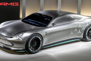 เปิดตัว Mercedes Vision AMG Concept ต้นแบบไฟฟ้าสปอร์ต ก่อนเปิดตัว 2025