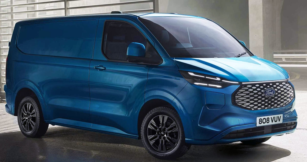 เปิดตัว FORD E-Transit Custom รถตู้ไฟฟ้า 380 กม./ชาร์จ WLTP ในยุโรป บรรทุกได้ 1,100 กก.