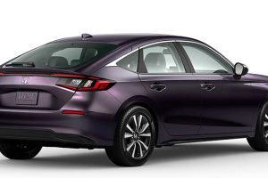 เผยตัวถัง สีม่วง HONDA CIVIC Hatchback 1.5T 180 แรงม้า