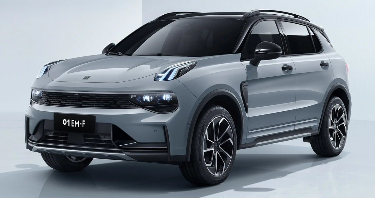 Lynk & Co 01 EM-F รุ่นไฮบริด 1.5T 147 แรงม้า ราคา 972,000 – 1,086,000 บาท ในจีน