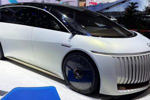 คันจริงในจีน GAC SPACE MPV ต้นแบบ เซลล์เชื้อเพลิงไฮโดรเจน FCEV