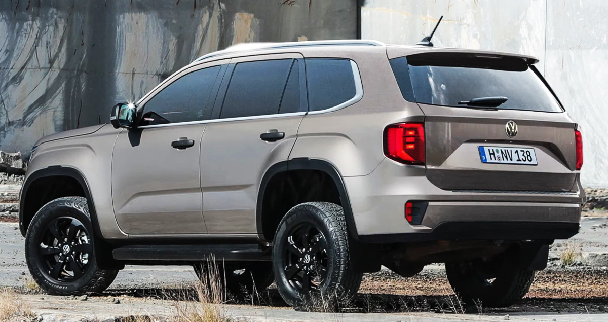 VW Amarok SUV บนฐานเดียวกับ Everest แม้ว่าจะไม่มีการผลิตจริง ภาพเรนเดอร์