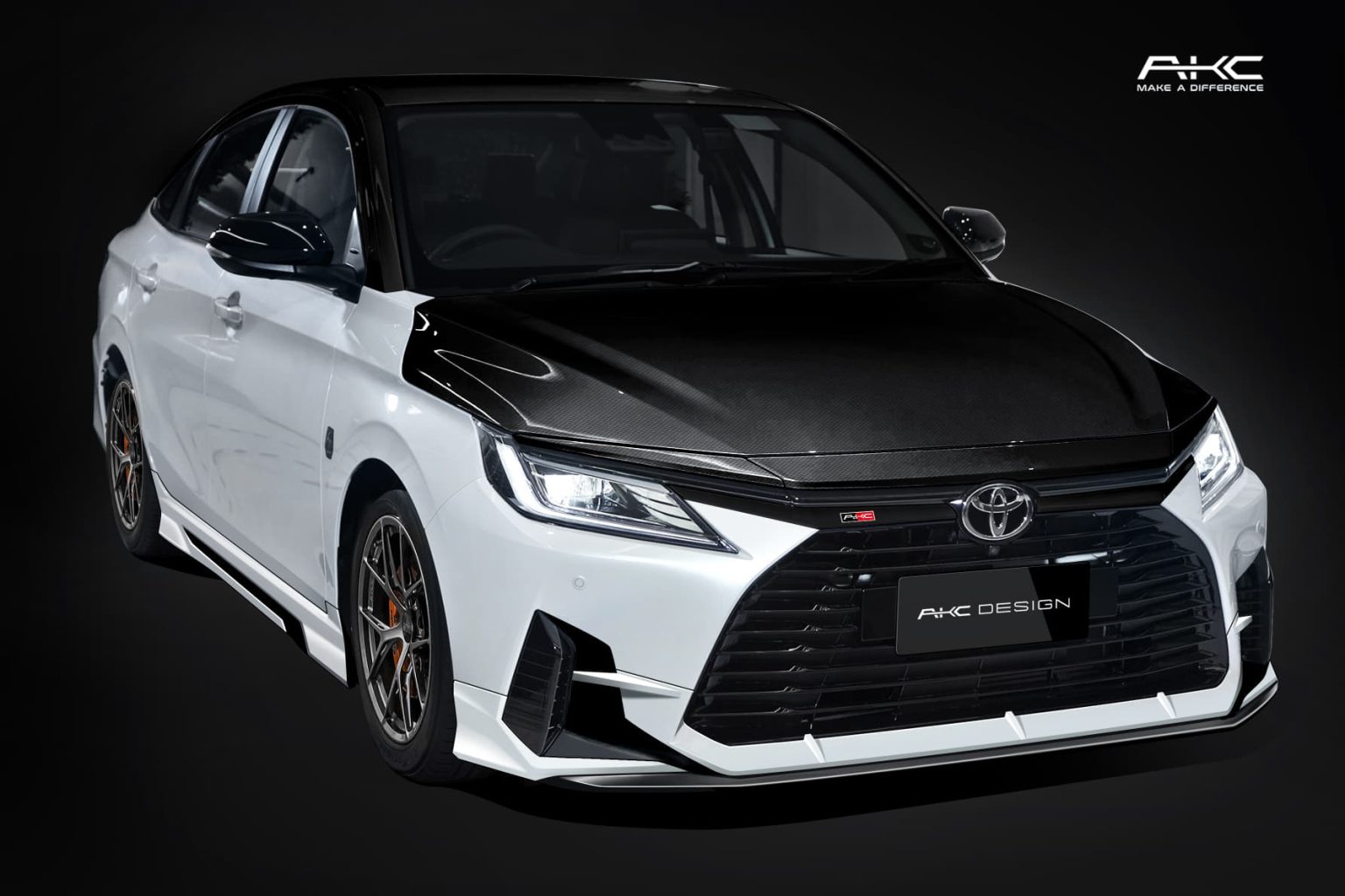 TOYOTA YARIS ATIV AKC DESIGN ชุดแต่งพิเศษ ฝีมือคนไทย ในจินตนาการ - รถ ...