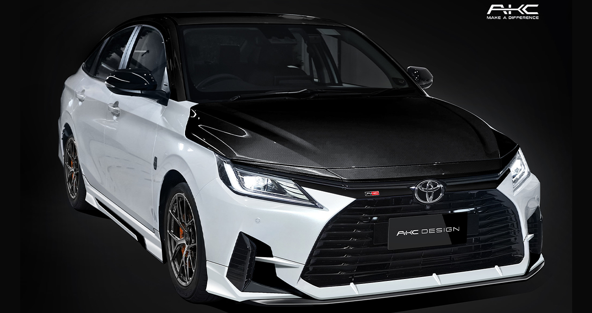 TOYOTA YARIS ATIV AKC DESIGN ชุดแต่งพิเศษ ฝีมือคนไทย ในจินตนาการ