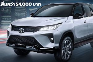 ปรับราคาเพิ่ม 35,000 - 54,000 บาท TOYOTA Fortuner Legender MY2023 เพิ่ม Apple CarPlay & Android Auto แบบไร้สาย ระบบตรวจสอบแรงดันลมยาง